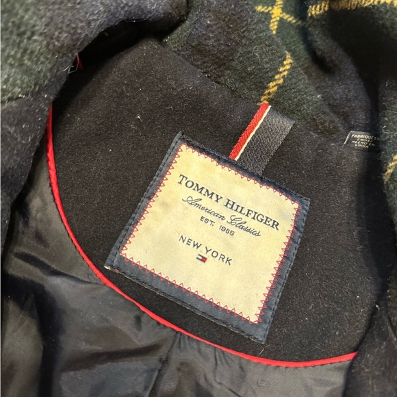 Tommy Hilfiger Navy Toggle Coat for Women - Picture 2 of 8